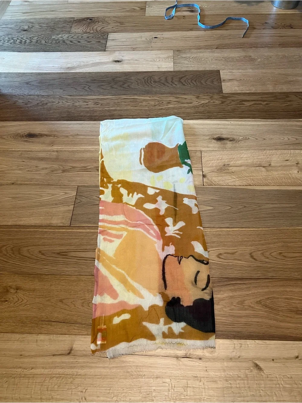 Anthropologie Geranium Drawing Room Scarf